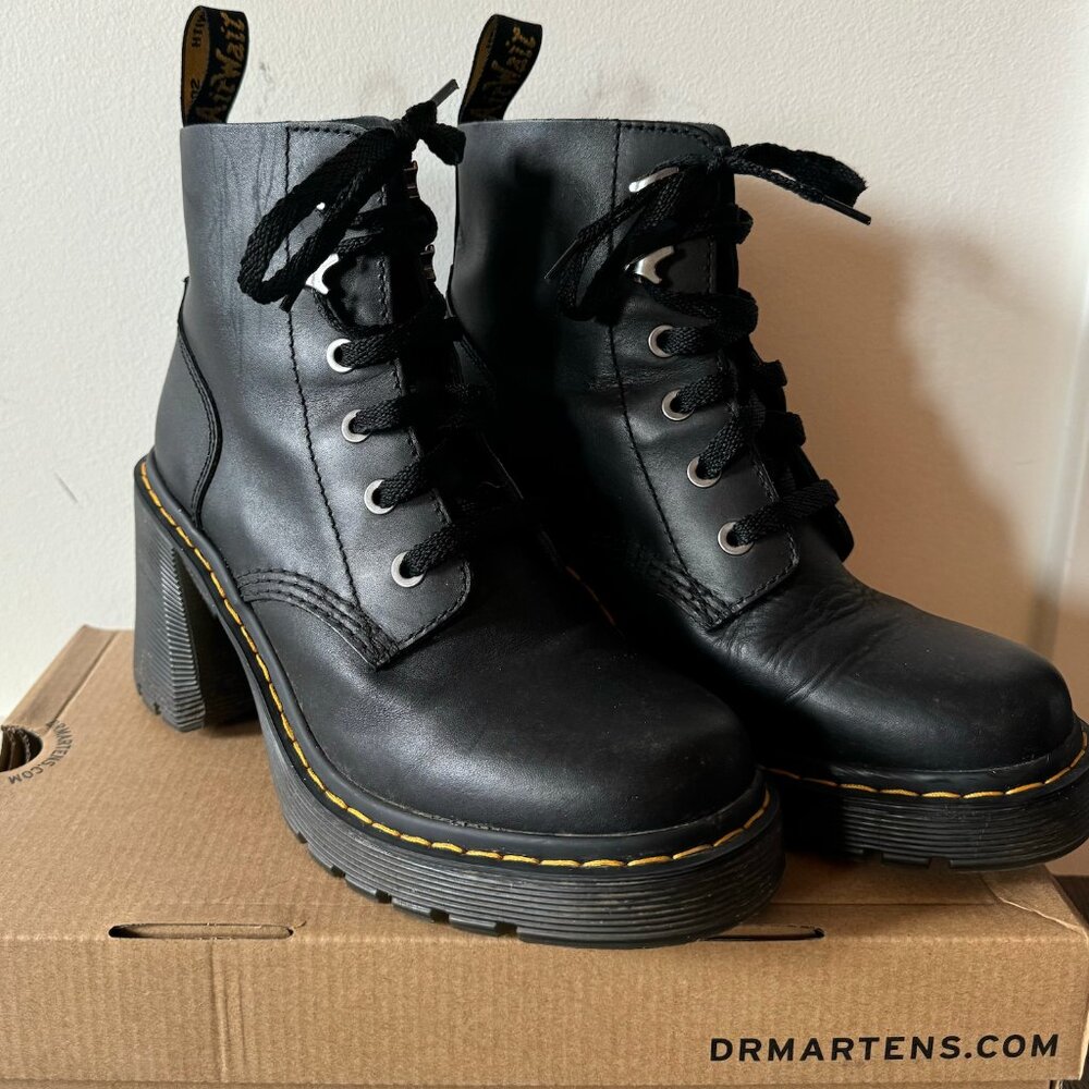 Dr Marten Jesy Lace-up Heeled Boots